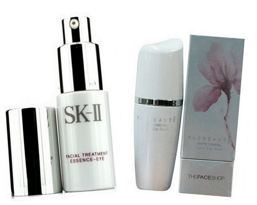 SK-II Facial Treatment Essence Eye $113 and The Face Shop Flebote White Crystal Luxury Eye Serum B.png